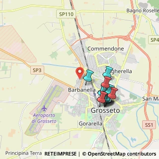 Mappa Via Guido Cavalcanti, 58100 Grosseto GR, Italia (1.80357)