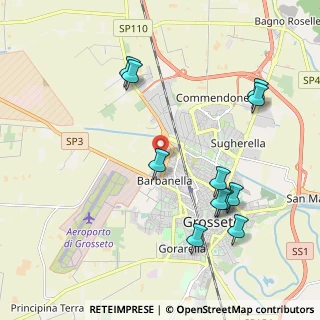 Mappa Strada di Barbanella Vecchia, 58100 Grosseto GR, Italia (2.33636)
