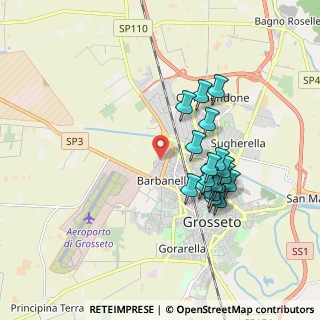 Mappa Via Guido Cavalcanti, 58100 Grosseto GR, Italia (1.70167)