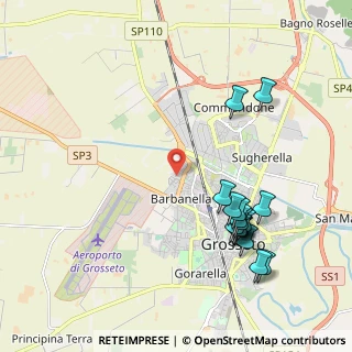 Mappa Via Guido Cavalcanti, 58100 Grosseto GR, Italia (2.36313)
