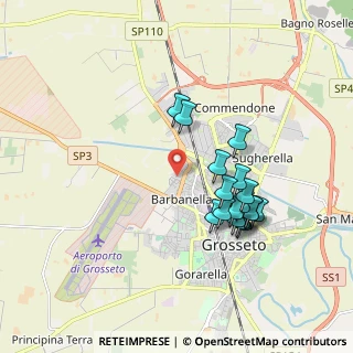 Mappa Via Guido Cavalcanti, 58100 Grosseto GR, Italia (1.77294)