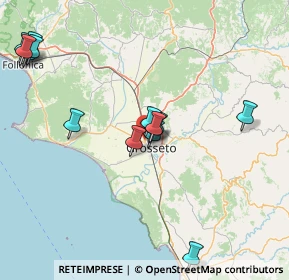 Mappa Strada di Barbanella Vecchia, 58100 Grosseto GR, Italia (17.26786)