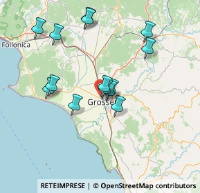 Mappa Strada di Barbanella Vecchia, 58100 Grosseto GR, Italia (14.09286)