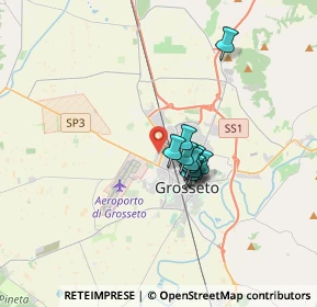 Mappa Via Guido Cavalcanti, 58100 Grosseto GR, Italia (2.24909)