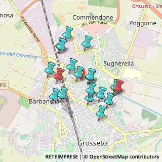 Mappa Via Belgio, 58100 Grosseto GR, Italia (0.783)