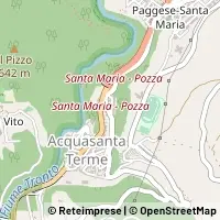 Mapa Acquasanta Terme