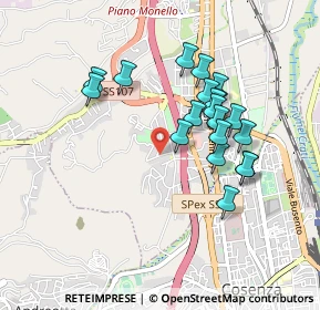 Mappa Via Filippo Brunelleschi, 87036 Quattromiglia CS, Italia (0.886)