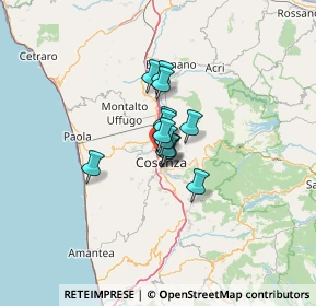 Mappa Vicolo II Bari, 87036 Quattromiglia CS, Italia (6.82)