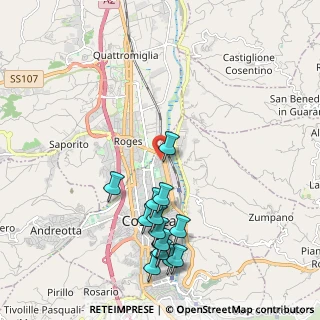 Mappa Piazza Peppe Gervasi, 87100 Cosenza CS, Italia (2.48714)