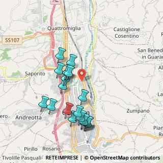 Mappa Piazza Peppe Gervasi, 87100 Cosenza CS, Italia (2.0405)