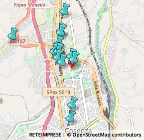 Mappa Via Tevere, 87036 Quattromiglia CS, Italia (0.865)
