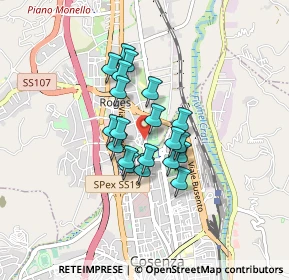 Mappa Via Tevere, 87036 Quattromiglia CS, Italia (0.643)