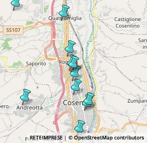 Mappa Via Tevere, 87036 Quattromiglia CS, Italia (2.10727)