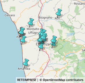 Mappa Via Tevere, 87036 Quattromiglia CS, Italia (11.07125)