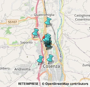 Mappa Via Giacomo Brodolini, 87036 Quattromiglia CS, Italia (0.78538)