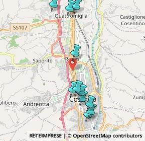 Mappa Via Milano, 87036 Rende CS, Italia (2.40636)