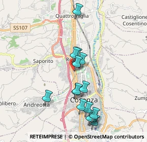 Mappa Via Milano, 87036 Rende CS, Italia (2.05133)