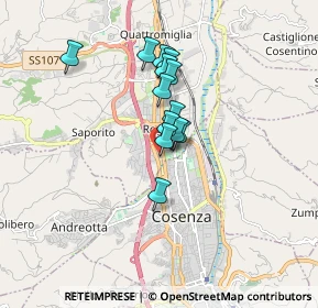 Mappa Via Milano, 87036 Rende CS, Italia (1.32538)