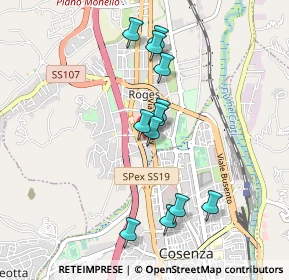 Mappa Via Genova, 87036 Quattromiglia CS, Italia (0.92583)