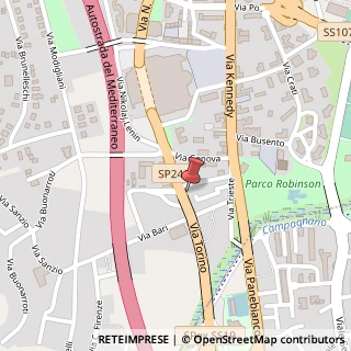 Mappa Via Torino, 7, 87036 Rende, Cosenza (Calabria)