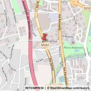 Mappa Via Torino, 8, 87036 Rende, Cosenza (Calabria)