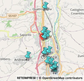 Mappa Via Torino, 87036 Quattromiglia CS, Italia (2.072)