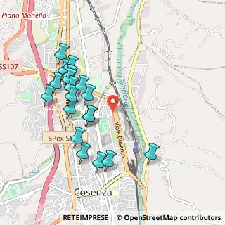 Mappa Grimaldi Park, 87100 Cosenza CS, Italia (1.097)