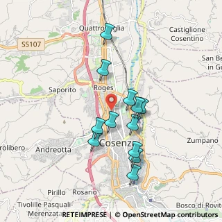 Mappa Via Rosario Livatino, 87100 Cosenza CS, Italia (1.7525)