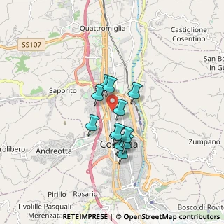 Mappa Via Rosario Livatino, 87100 Cosenza CS, Italia (1.28083)
