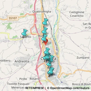 Mappa Via Rosario Livatino, 87100 Cosenza CS, Italia (2.01846)