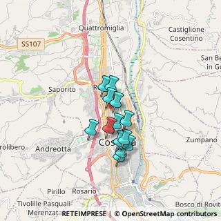 Mappa Via Rosario Livatino, 87100 Cosenza CS, Italia (1.30462)