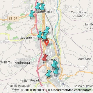 Mappa Via Rosario Livatino, 87100 Cosenza CS, Italia (2.24)