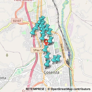 Mappa Piazza Caduti di Via D'Amelio, 87100 Cosenza CS, Italia (0.761)