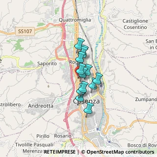 Mappa Via Piersanti Mattarella, 87100 Cosenza CS, Italia (1.04923)