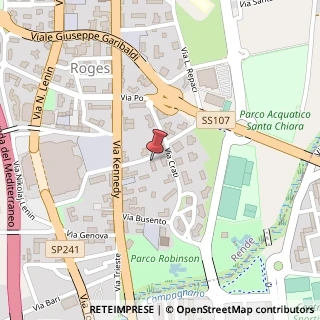 Mappa Via Valle del Neto, 16, 87036 Rende, Cosenza (Calabria)