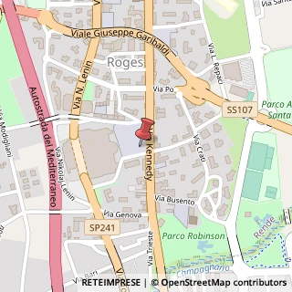 Mappa Via Kennedy, 55 / G, 87036 Rende, Cosenza (Calabria)