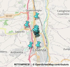 Mappa Metropolis, 87036 Cosenza CS, Italia (0.72077)