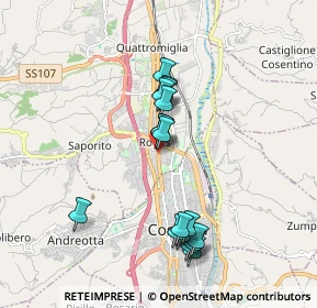 Mappa Metropolis, 87036 Cosenza CS, Italia (1.86706)