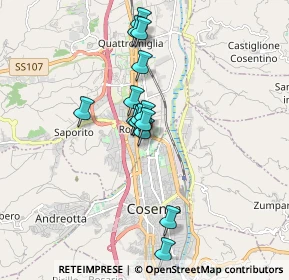 Mappa Via Crati, 87036 Quattromiglia CS, Italia (1.53143)