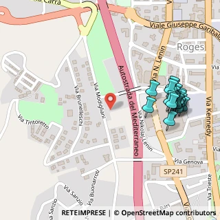 Mappa Via Modigliani, 87036 Rende CS, Italia (0.3195)