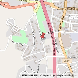 Mappa Via Amedeo Modigliani, 51, 87036 Quattromiglia CS, Italia, 87036 Rende, Cosenza (Calabria)