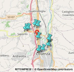 Mappa Centro Commerciale Metropolis, 87036 Rende CS, Italia (1.44909)