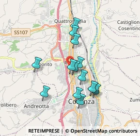 Mappa Centro Commerciale Metropolis, 87036 Rende CS, Italia (1.69143)