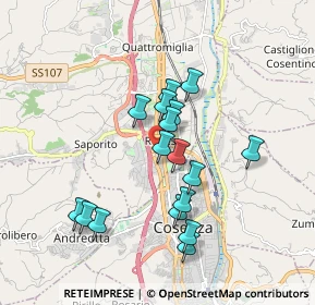 Mappa Centro Commerciale Metropolis, 87036 Rende CS, Italia (1.73059)