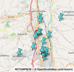 Mappa Centro Commerciale Metropolis, 87036 Rende CS, Italia (1.84125)