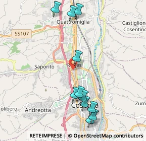 Mappa Centro Commerciale Metropolis, 87036 Rende CS, Italia (2.50091)