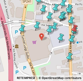 Mappa Via Kennedy Cc Metropolis - GROUND FLOOR, 87036 Quattromiglia CS, Italia (0.1725)