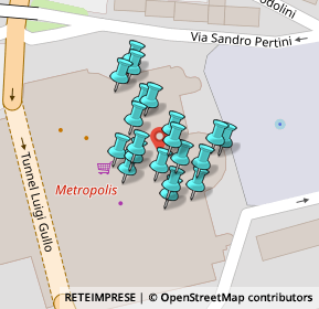 Mappa Via Kennedy Cc Metropolis - GROUND FLOOR, 87036 Quattromiglia CS, Italia (0.0375)