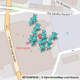 Mappa Via Kennedy Centro Commerciale Metropolis, 87036 Rende CS, Italia (0.0375)