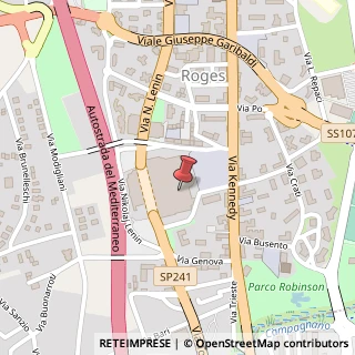 Mappa Via Kennedy, 87036 Rende, Cosenza (Calabria)